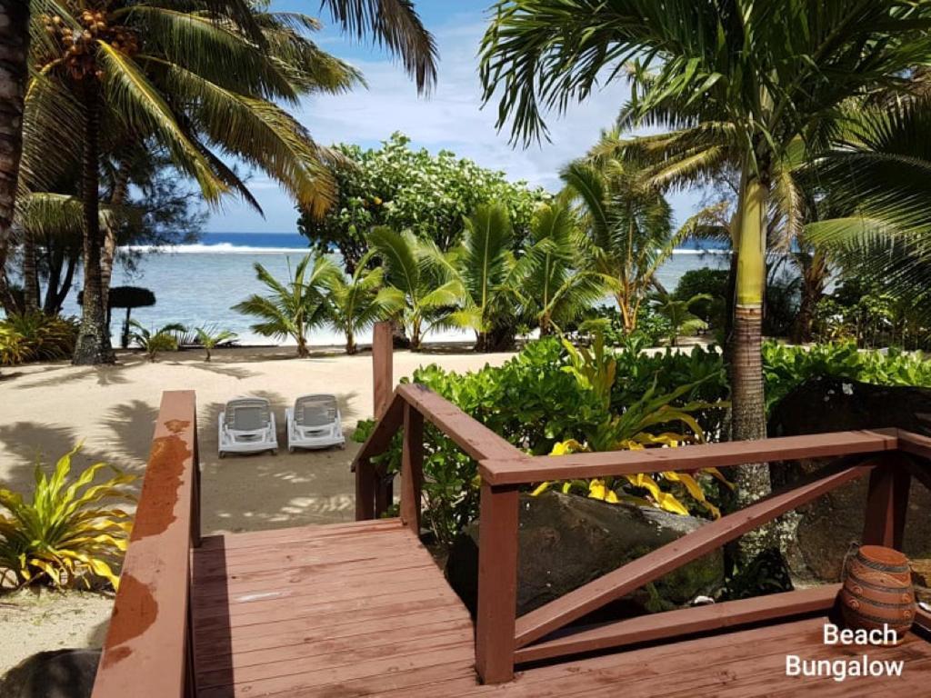 ホテル Sunset Palms ラロトンガ島 エクステリア 写真